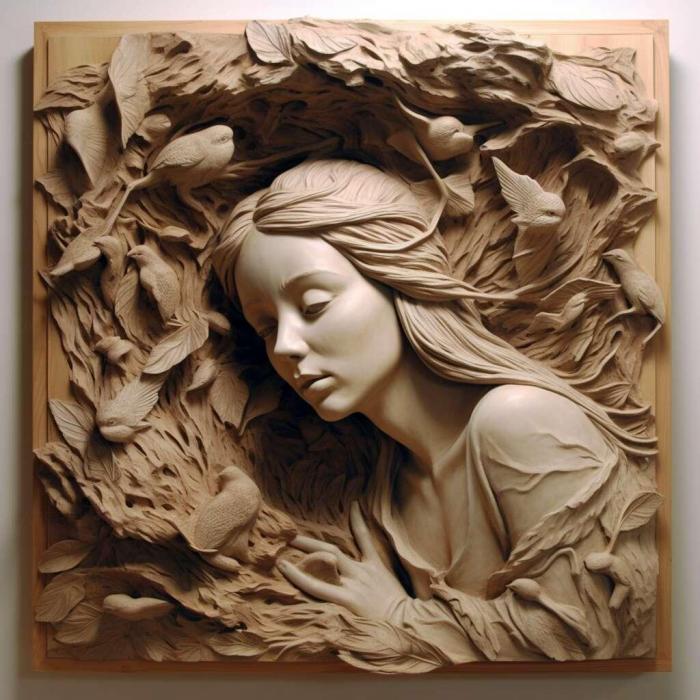 نموذج ثلاثي الأبعاد لآلة CNC 3D Art 